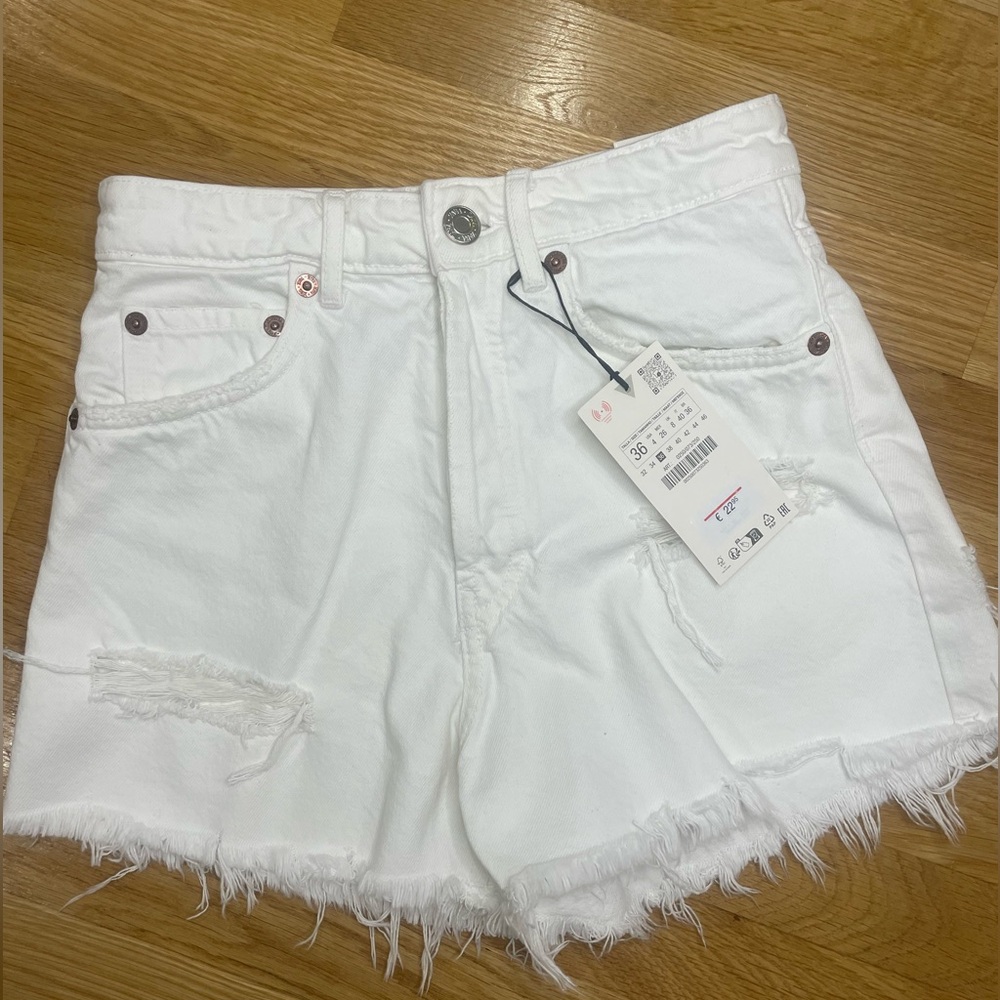 Zara High Rise Shorts